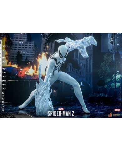 Peter Parker (Anti-Venom Suit) Spider-Man 2 Figura Video Game Masterpiece 1/6