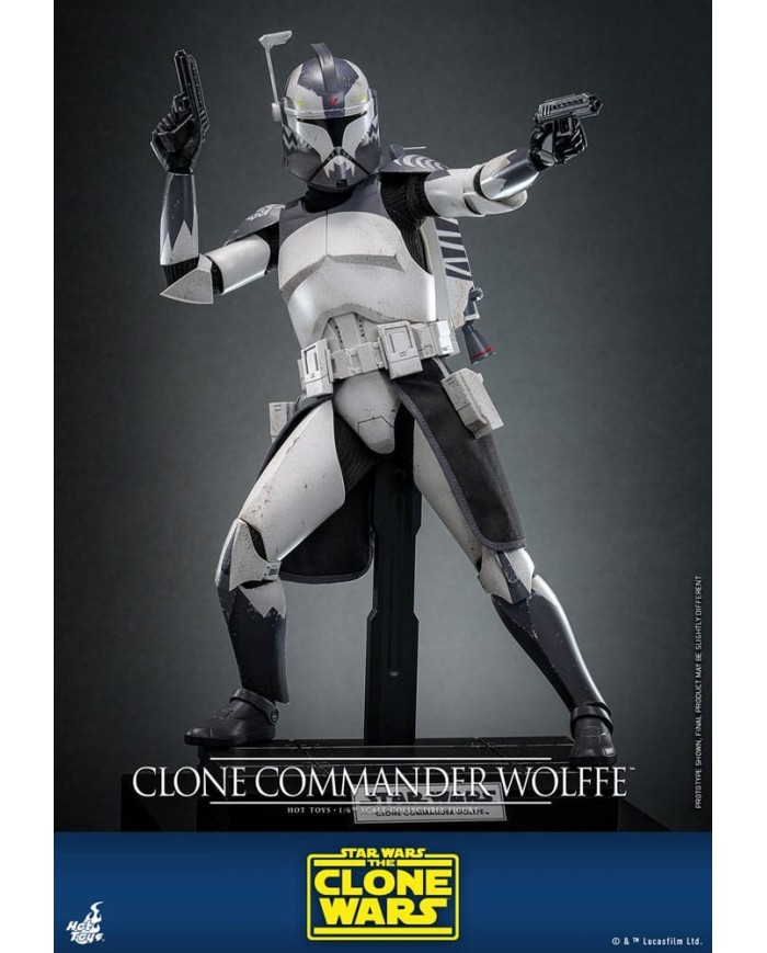 Clone Commander Wolffe - Star Wars: The Clone Wars Figura 1/6