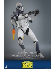 104th Battalion Wolfpack Clone Trooper Deluxe Version - Star Wars The Clone Wars Figura 1/6