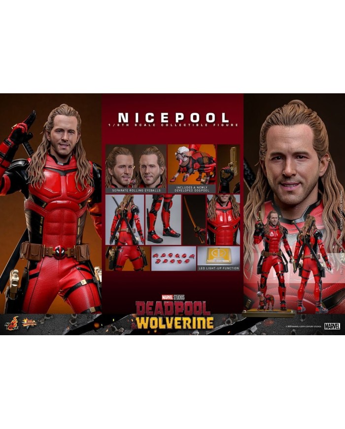 Nicepool - Deadpool & Wolverine Movie Masterpiece Figura 1/6
