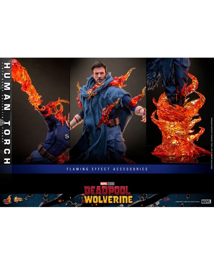 Human Torch - Deadpool & Wolverine Movie Masterpiece Figura 1/6