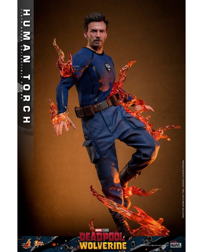 Human Torch - Deadpool & Wolverine Movie Masterpiece Figura 1/6