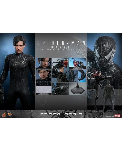 Spider-Man (Black Suit) - Spider-Man 3 Figura Movie Masterpiece 1/6
