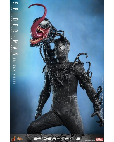 Spider-Man (Black Suit) - Spider-Man 3 Figura Movie Masterpiece 1/6