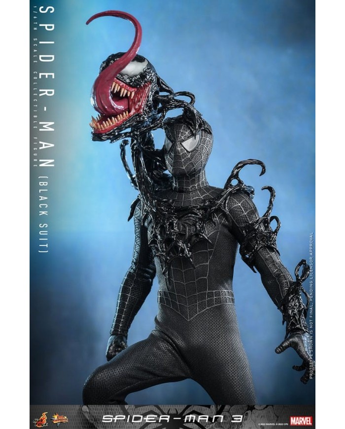 Spider-Man (Black Suit) - Spider-Man 3 Figura Movie Masterpiece 1/6