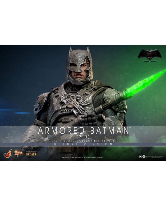 Armored Batman 2.0 (Deluxe Version) Batman v Superman: El amanecer de la justicia Figura Movie Masterpiece 1/6