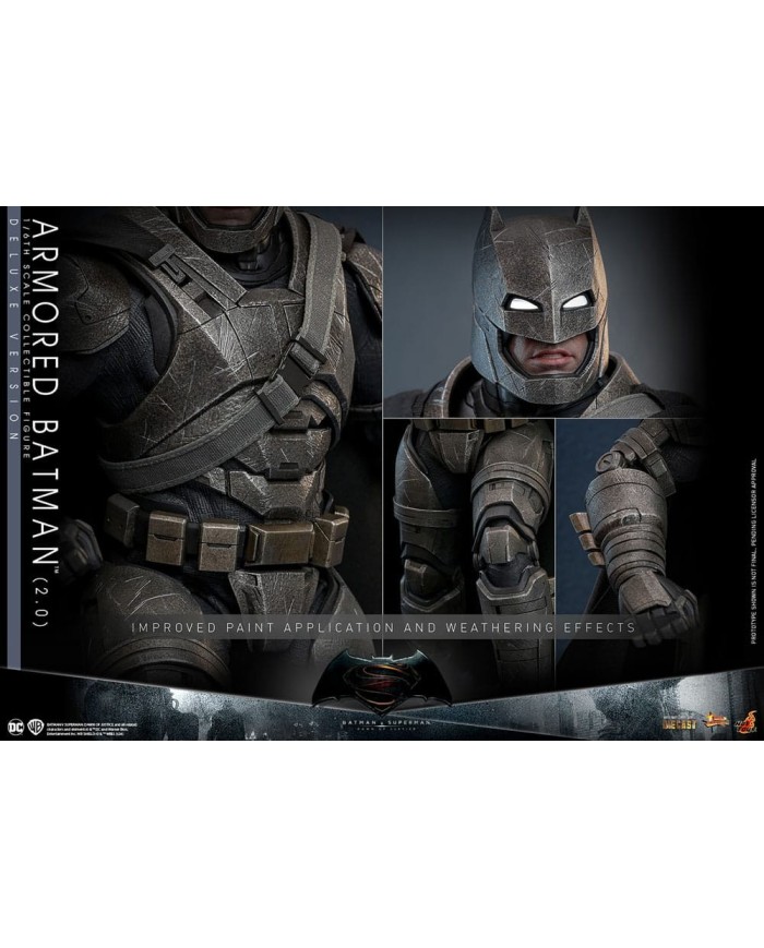 Armored Batman 2.0 (Deluxe Version) Batman v Superman: El amanecer de la justicia Figura Movie Masterpiece 1/6