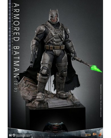 Armored Batman 2.0 (Deluxe Version) Batman v Superman: El amanecer de la justicia Figura Movie Masterpiece 1/6