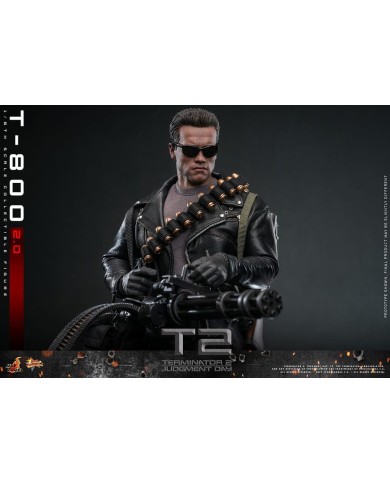 T-800 Battle 2.0 Terminator 2 Figura 1/6 Movie Masterpiece