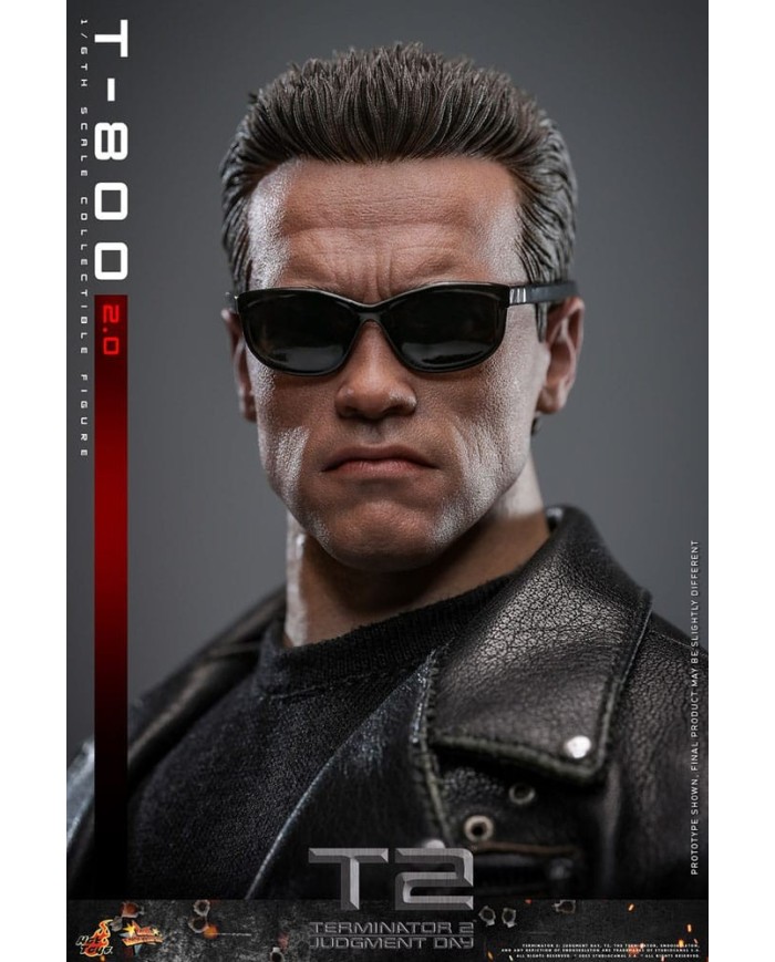 T-800 Battle 2.0 Terminator 2 Figura 1/6 Movie Masterpiece
