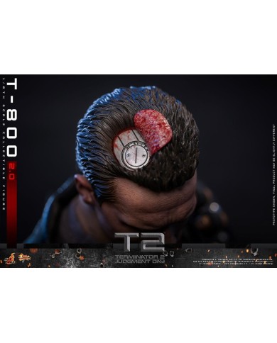 T-800 Battle 2.0 Terminator 2 Figura 1/6 Movie Masterpiece