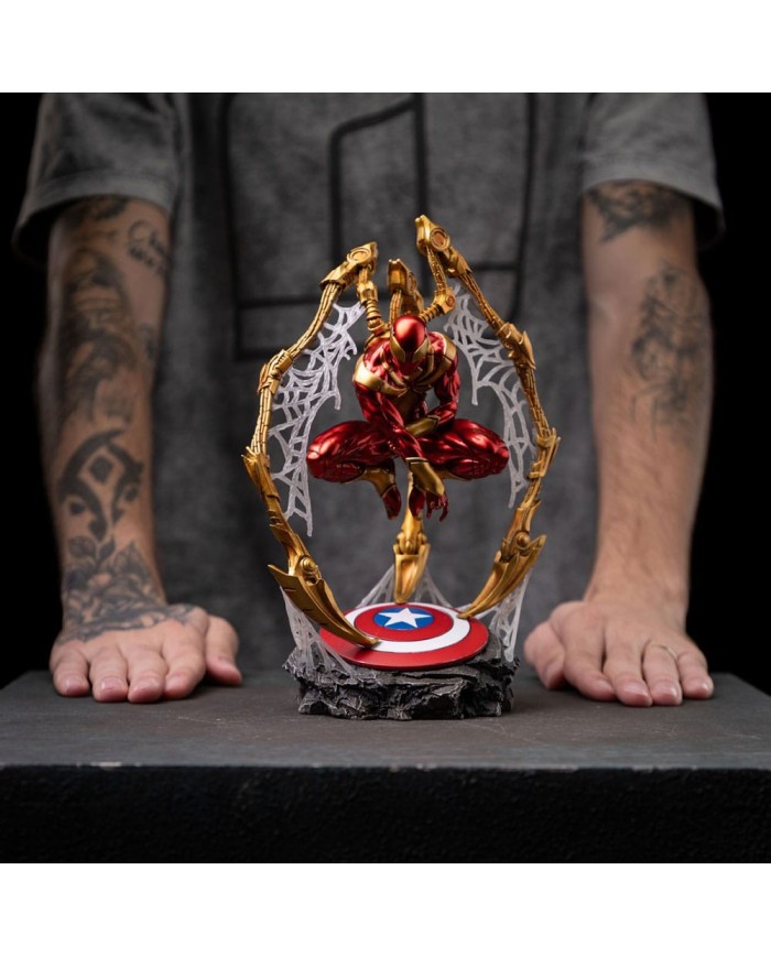 Spider-man Iron Armor Comics (CCXP Exclusive 2024) Marvel Estatua Art Scale Deluxe 1/10