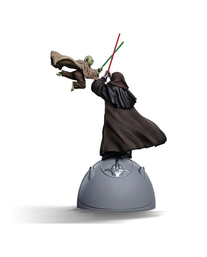 Yoda vs Emperor Palpatine (CCXP Exclusive 2024) Star Wars Estatua 1/10 Deluxe Art Scale