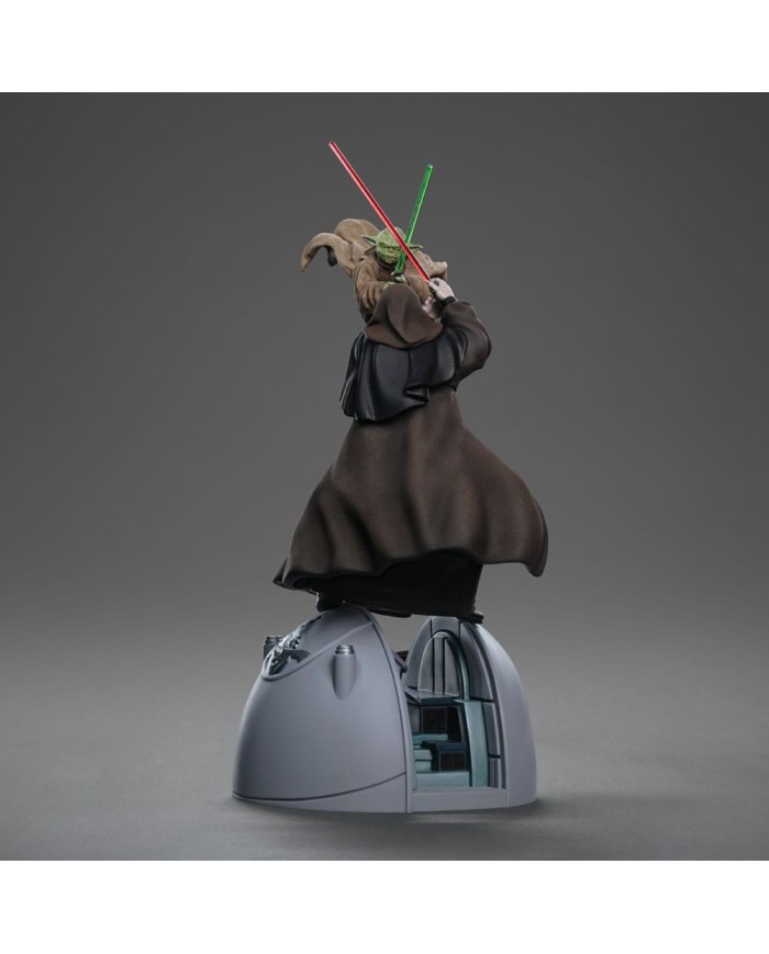 Yoda vs Emperor Palpatine (CCXP Exclusive 2024) Star Wars Estatua 1/10 Deluxe Art Scale