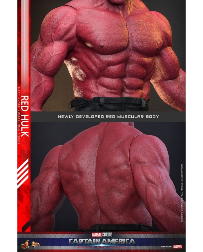Red Hulk Captain America: Brave New World Figura Movie Masterpiece 1/6