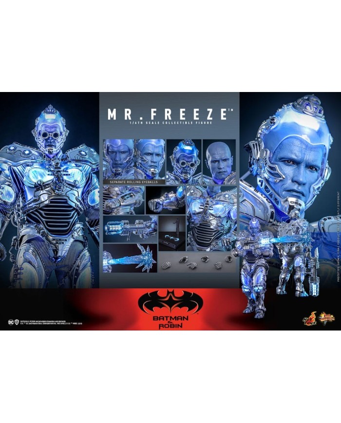 Mr. Freeze Deluxe Version Batman y Robin Figura Movie Masterpiece 1/6