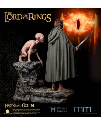 Frodo + Gollum + Base life-size figure Muckle Mannequins
