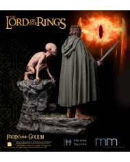 Frodo + Gollum + Base life-size figure Muckle Mannequins