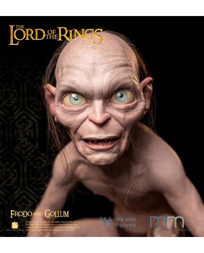 Frodo + Gollum + Base life-size figure Muckle Mannequins