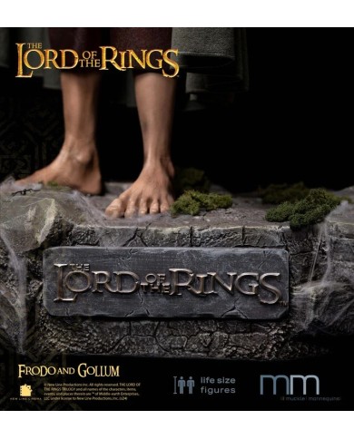 Frodo + Gollum + Base life-size figure Muckle Mannequins