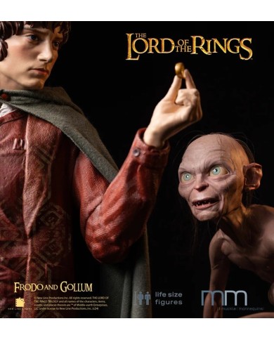 Frodo + Gollum + Base life-size figure Muckle Mannequins