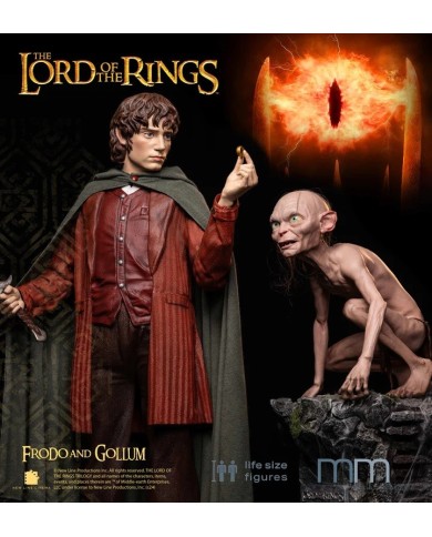 Frodo + Gollum + Base life-size figure Muckle Mannequins