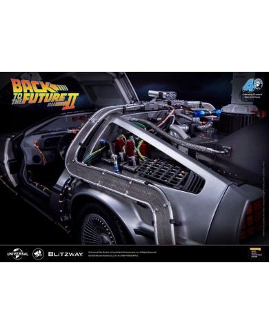 Delorean Time Machine Regreso al Futuro II Vehículo de acción 1/6