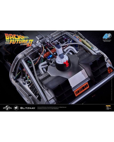 Delorean Time Machine Regreso al Futuro II Vehículo de acción 1/6