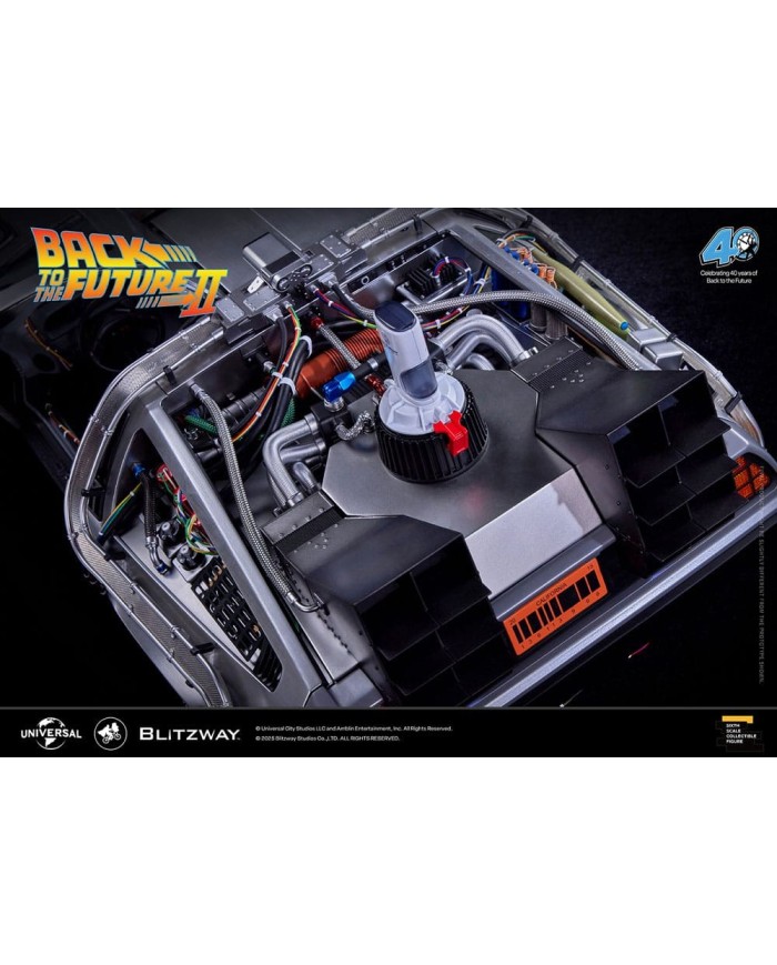 Delorean Time Machine Regreso al Futuro II Vehículo de acción 1/6