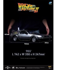 Delorean Time Machine Regreso al Futuro II Vehículo de acción 1/6
