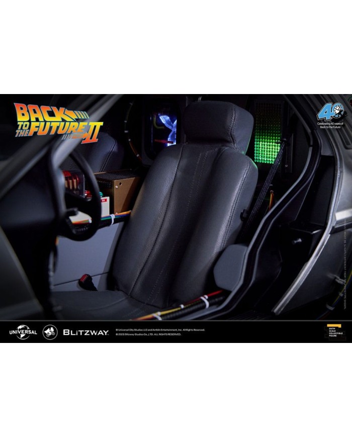 Delorean Time Machine Regreso al Futuro II Vehículo de acción 1/6