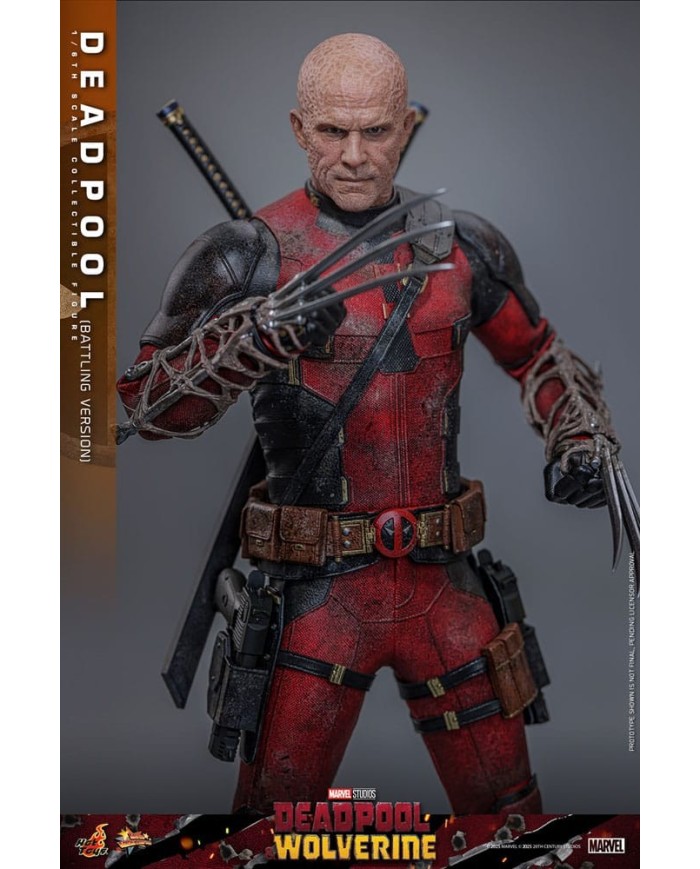Deadpool (Battling Version) - Deadpool & Wolverine Movie Masterpiece 1/6