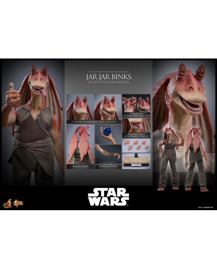 Jar Jar Binks Star Wars Figura 1/6