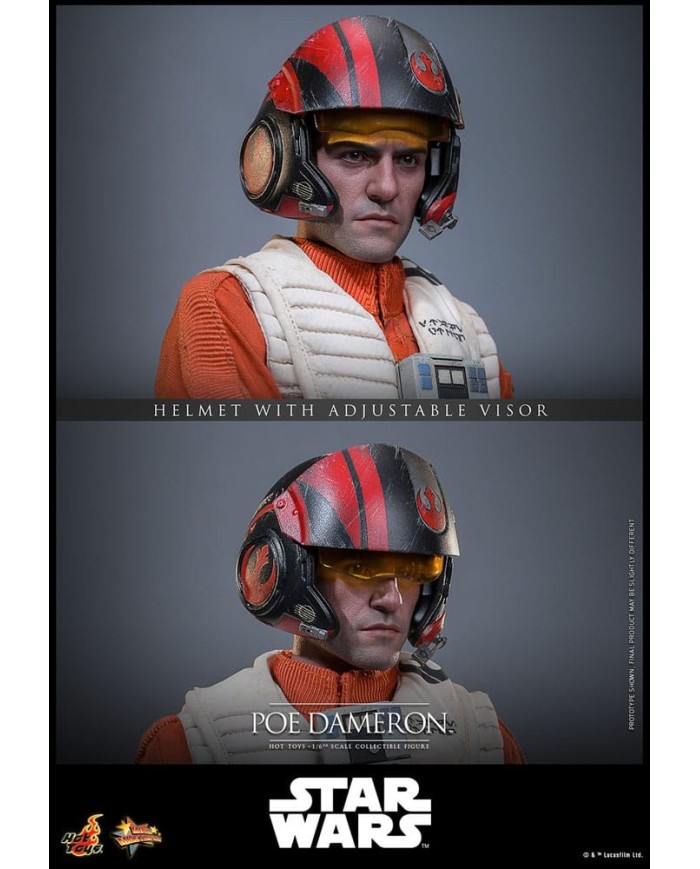 Poe Dameron Star Wars Figura 1/6