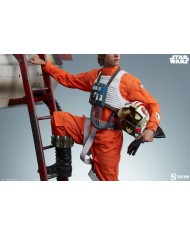 Luke Skywalker & X-Wing: Red Five, Standing By Star Wars Estatua Premium Format