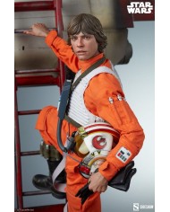 Luke Skywalker & X-Wing: Red Five, Standing By Star Wars Estatua Premium Format