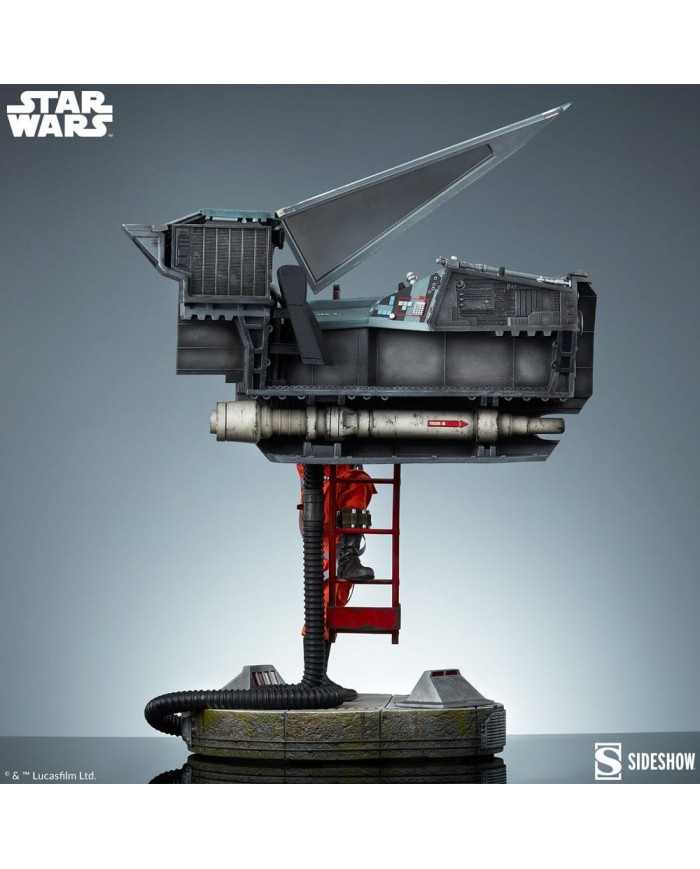 Luke Skywalker & X-Wing: Red Five, Standing By Star Wars Estatua Premium Format