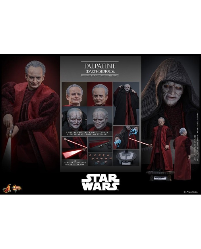 Palpatine (Darth Sidious) Star Wars: Episodio III - La venganza de los Sith Figura 1/6