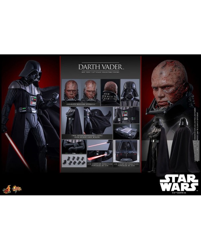 Darth Vader Star Wars: Episodio III - La venganza de los Sith Figura Movie Masterpiece 1/6