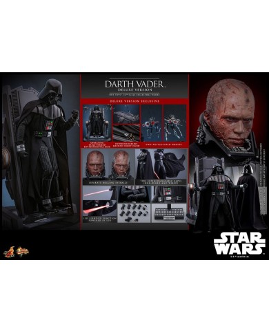 Darth Vader (Deluxe Version) Star Wars: Episodio III - La venganza de los Sith Figura Movie Masterpiece 1/6
