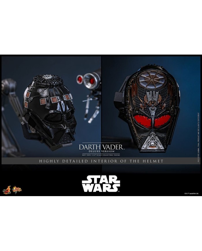 Darth Vader (Deluxe Version) Star Wars: Episodio III - La venganza de los Sith Figura Movie Masterpiece 1/6