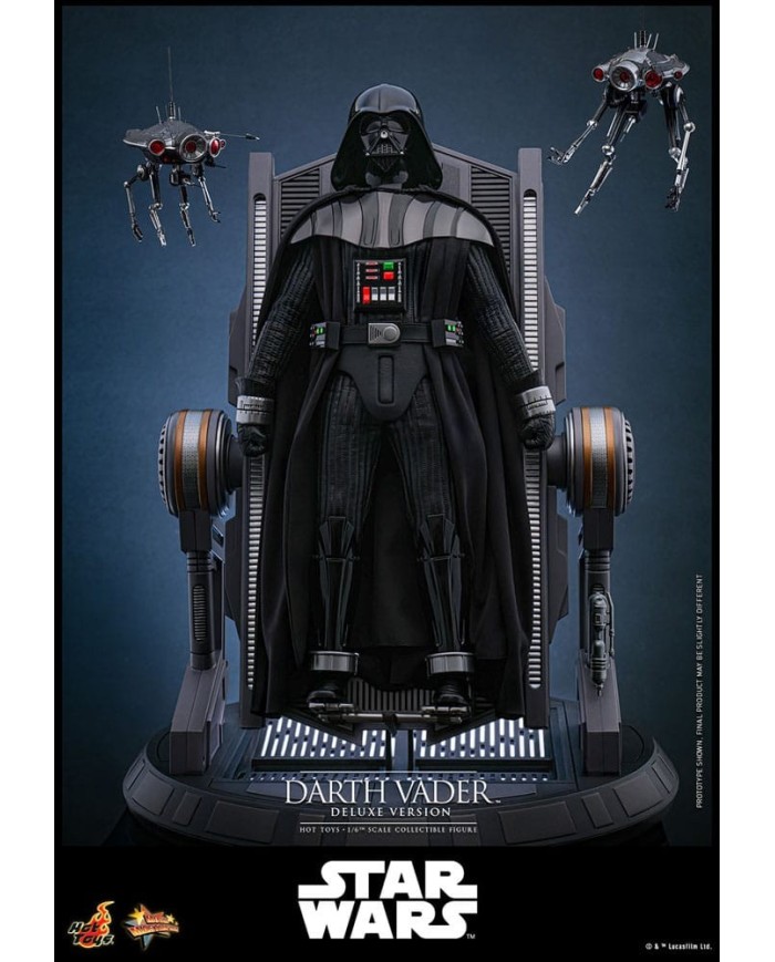 Darth Vader (Deluxe Version) Star Wars: Episodio III - La venganza de los Sith Figura Movie Masterpiece 1/6