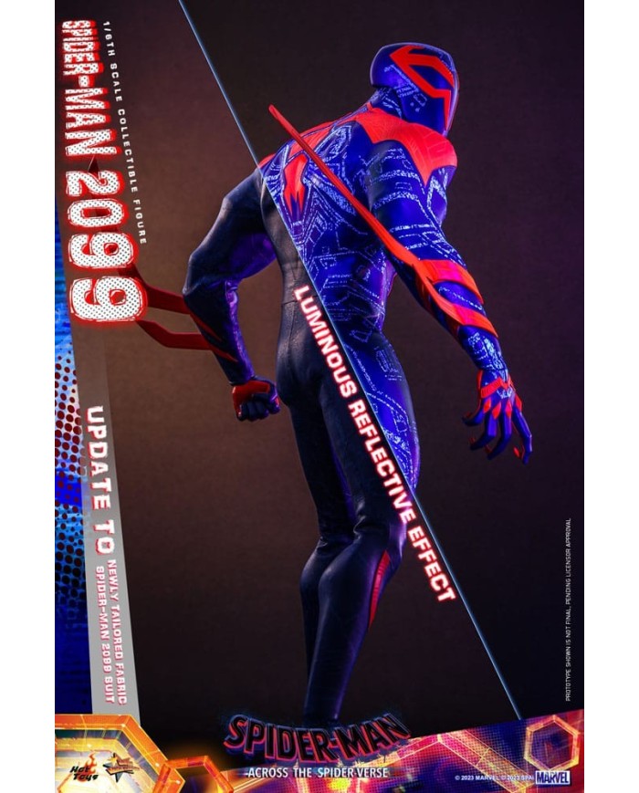 Spider-Man 2099 Spider-Man: Cruzando el Multiverso Figura Movie Masterpiece 1/6