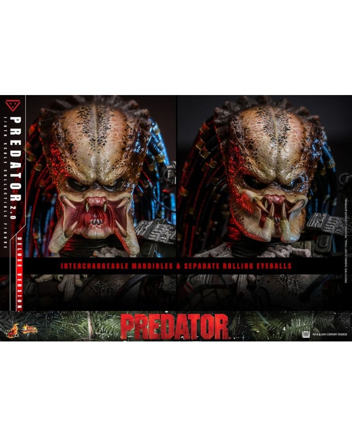 Predator (2.0) Deluxe Version  Depredador Figura Movie Masterpiece 1/6