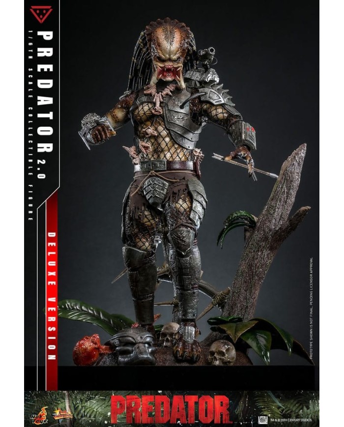 Predator (2.0) Deluxe Version  Depredador Figura Movie Masterpiece 1/6