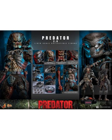 Predator (2.0) Depredador Figura Movie Masterpiece 1/6
