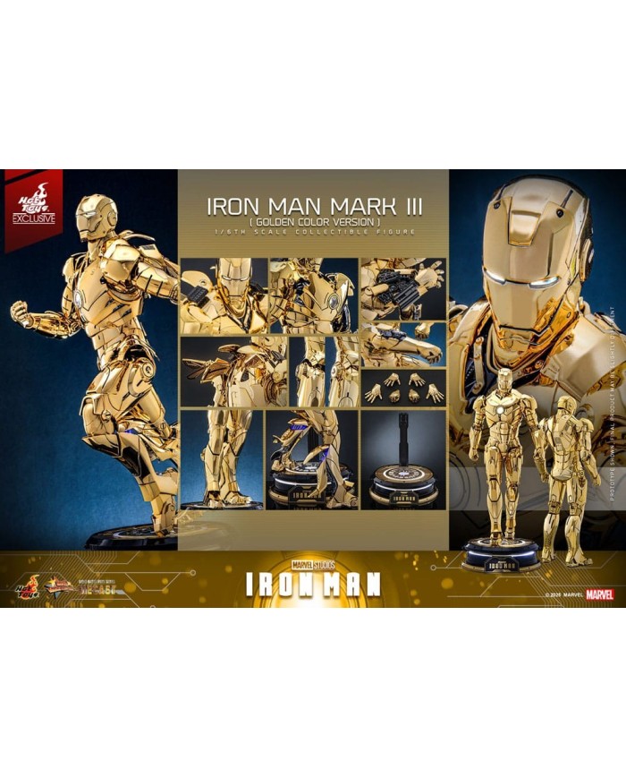 Iron Man Mark III (Gold Color Version) Hot Toys Exclusive