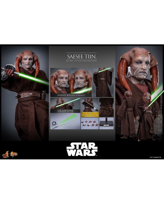 Saesee Tiin Star Wars: Episodio III - La venganza de los Sith Figura Movie Masterpiece 1/6