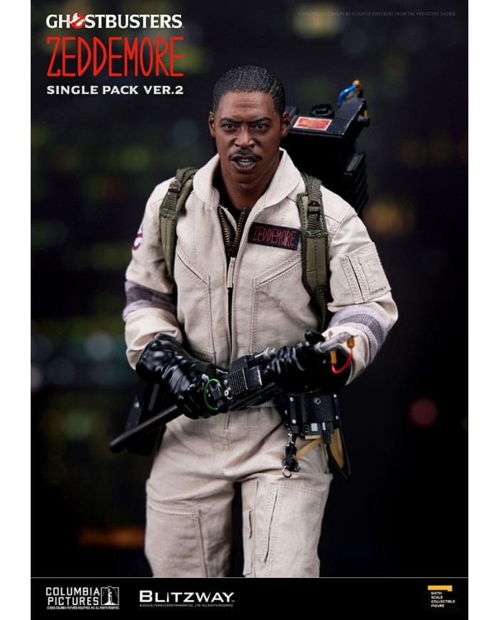 Winston Zeddemore Ver. 2 Los Cazafantasmas Figura Premium UMS 1/6