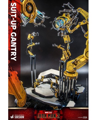 Set Accesorios Accessories Collection Series Iron Man Suit-Up Gantry 1/4 escala